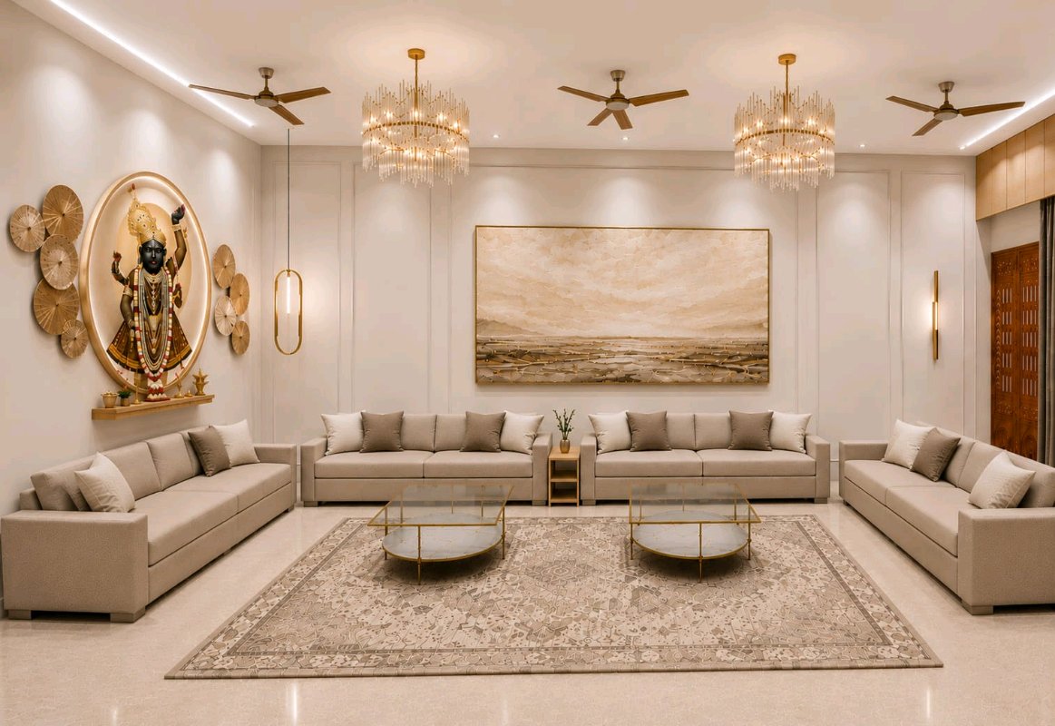 Innovation Decor - Living room Design Portfolio Work in India