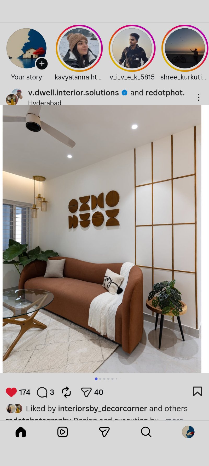 Innovation Decor - Living room Design Portfolio Work in India