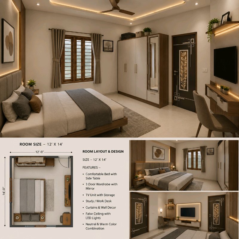 Nayan Suthar - kitchen tv unit Design Portfolio Work in India
