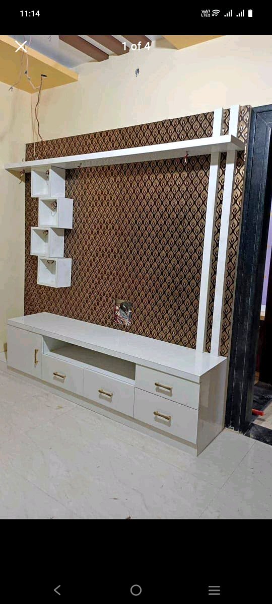 spece sevar furniture - TV Wall unit Design Portfolio Work in Ahmedabad