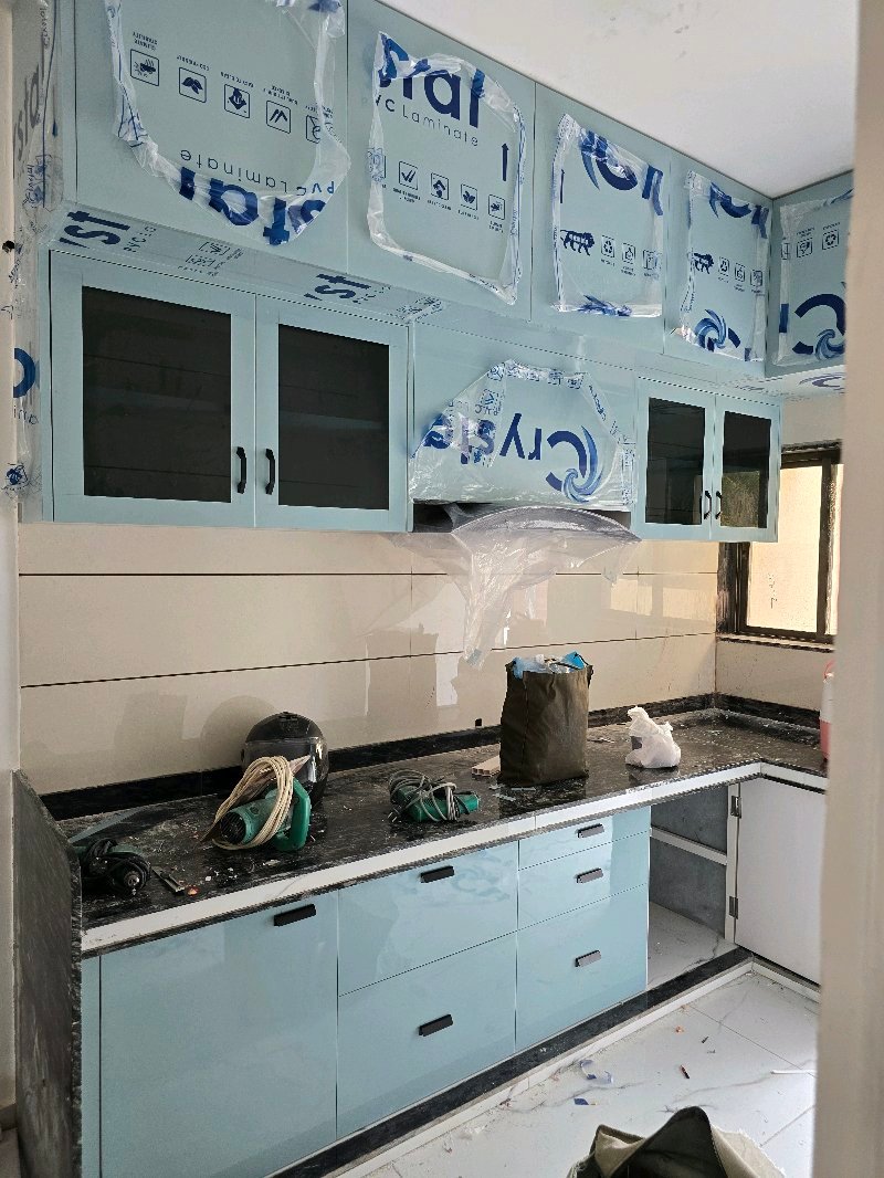 kitchen (pvc+pvc high glossy laminet)