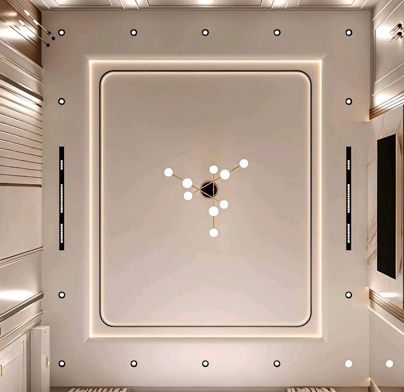 Shree Krishna Furniture & Profile - P. O. P Siling Disgin Design Portfolio Work in India