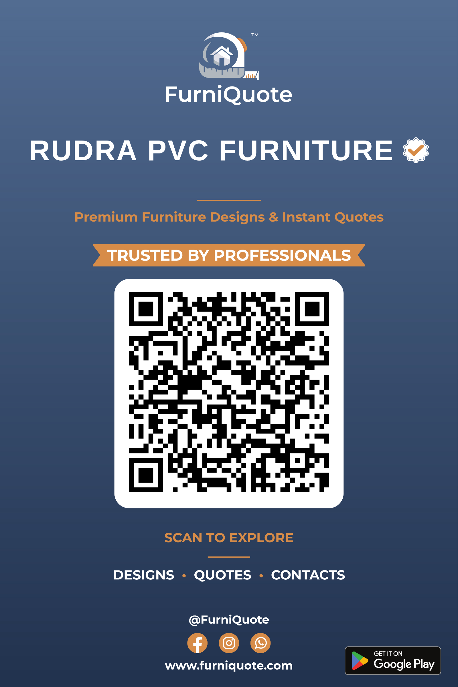 RUDRA PVC FURNITURE - Verified Furniture Business Standee in Banas Kantha