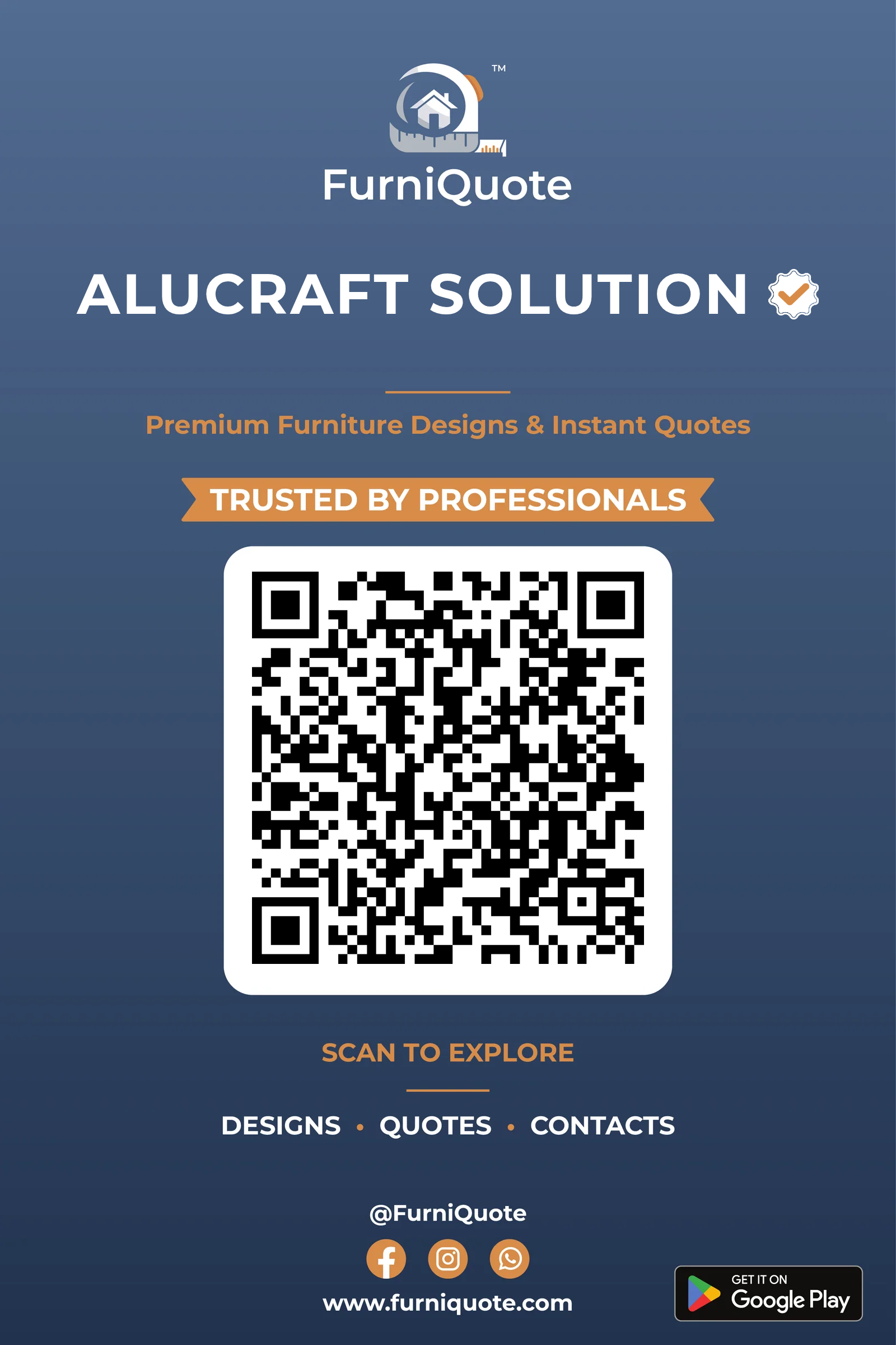 ALUCRAFT SOLUTION - Verified Furniture Business Standee in India