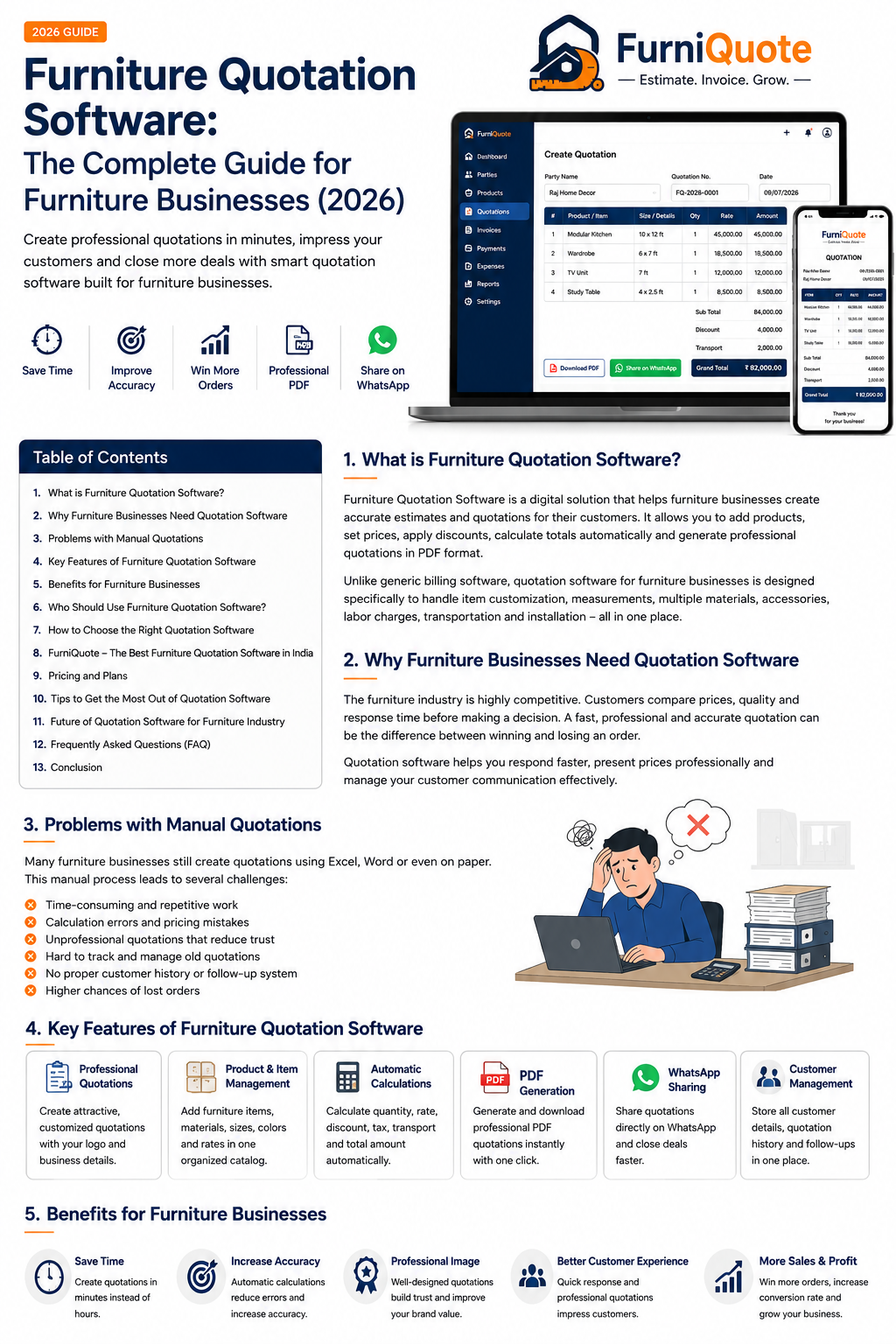 Furniture Quotation Software: The Complete Guide for Furniture Businesses (2026)