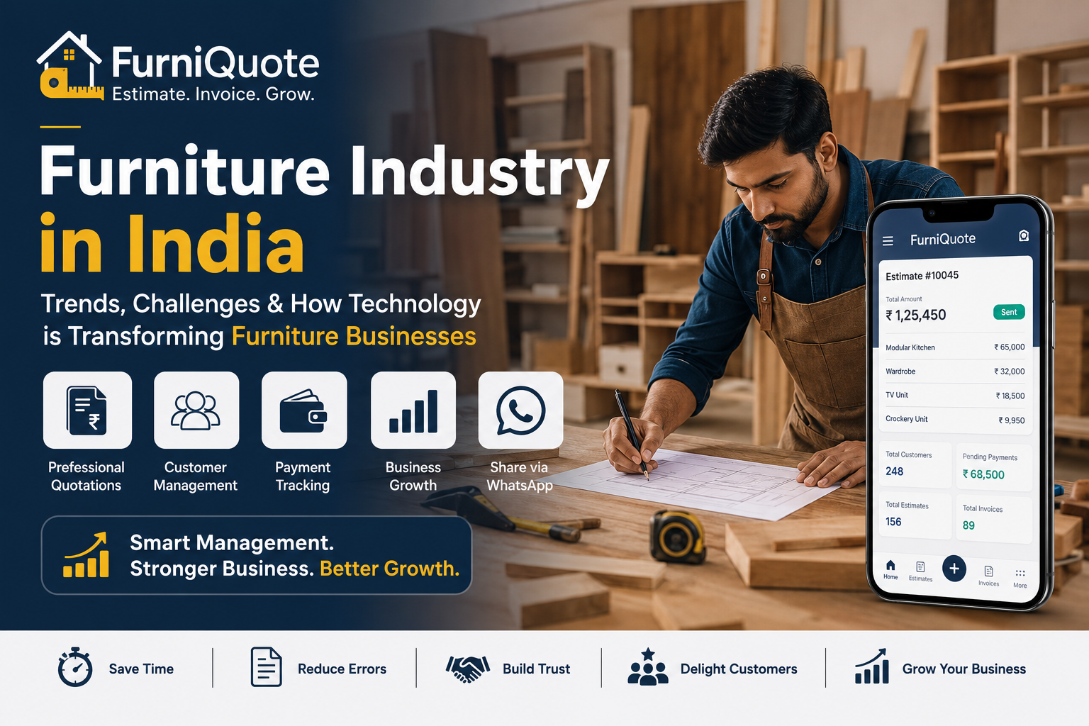 Furniture Industry in India: Trends, Challenges & How Technology is Transforming Furniture Businesses