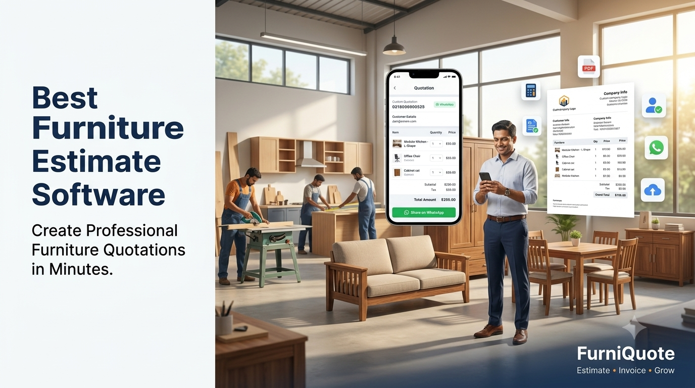 Best Furniture Estimate Software for Indian Furniture Businesses