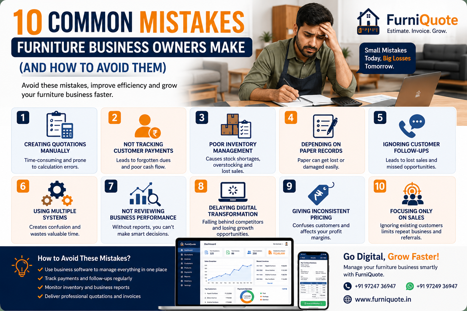10 Common Mistakes Furniture Business Owners Make (And How to Avoid Them)
