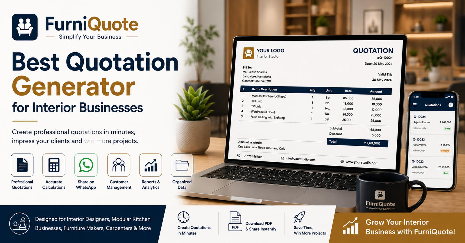 Best Quotation Generator for Interior Businesses